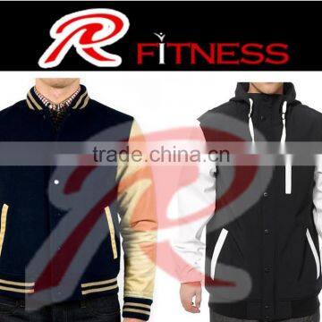 custom collage fleece varsity jacket /plain & sublimation varsity jacket wholesale