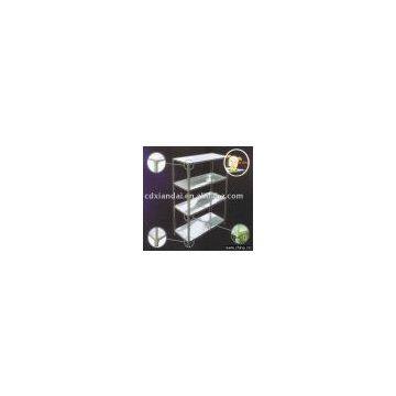 Light duty angle steel shelving