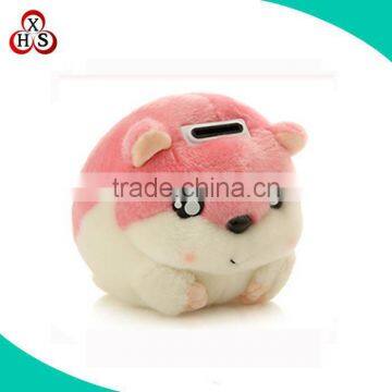 2017 Best Made Stuffed Cartoon Pig Plush Money Saving Box photo-4