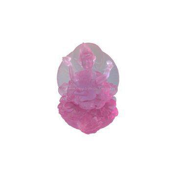 Liu li (Colored Glaze) Pink Mammon