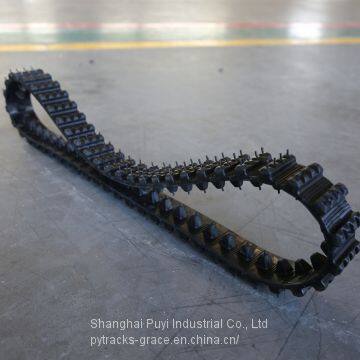 Robot Rubber Track with Driving Wheels Width70mm*Pitch40mm*Links50