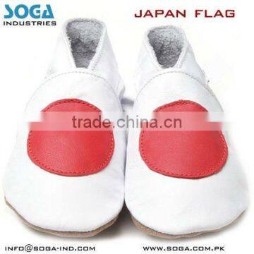 japan country flag fashion baby shoes .