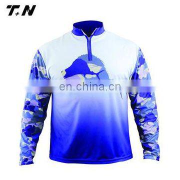 Breathable Polyester Long Sleeve Quick Dry Fishing Shirts