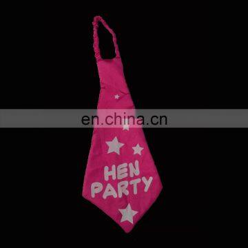 HEN-0036 wholesale Bride To Be Badge Hen Night Party pink tie