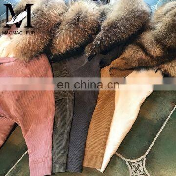 New Arrival Women Monochromatic Jackets and Winter Coats With Corduroy Fabric photo-5