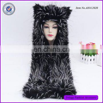 Custom Xmas Halloween Costumes Women Adult Full Hood Animal Hat