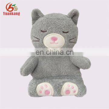 Custom Own Design Small size Plush Toy Stuffed Mobile Stand Animal Cat Phone Holder