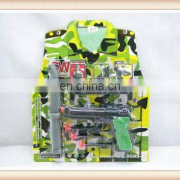 New product Plastic Camouflage police play toy set cheap toy gun