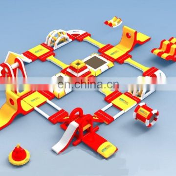 PVC inflatable waterpark inflatable used aqua park equipment