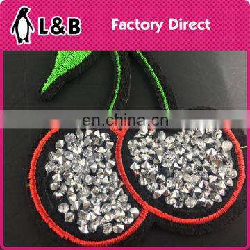 2017 Rhinestone/beads Letter Wing Shoe Glass A Embroidery Clothing Patches Iron on Chenille Letter Patches photo-6