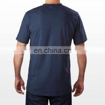 100% Cotton Customized Wholesale Unisex Sublimation Blank Fitted Plain Round Neck Men T-shirt photo-3