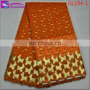 Charinter Sale Well African Organza Lace Fabrics GL194 photo-2