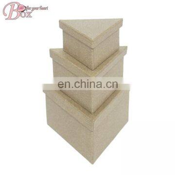 Triangle Gift Toys Cardboard Box Storage Organizer photo-3