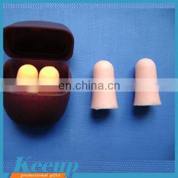 Promotional Soft And Comfortable safety Pu Foam Earplug,Ear Plug wtih plastic box packing