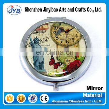 Exquisite design famous tourist souvenir pocket mirror