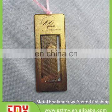 Fashion metal imitation enamel bookmarks with gold plating