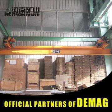 underslung single beam bridge crane