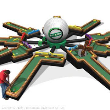 Giant Commercial Inflatable Mini Golf Inflatable Putt Putt for Sale photo-3