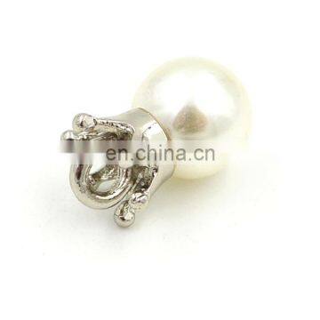 White Pearl Fashionable Eco-friendly Special Design Nickle-free Custom Metal Buttons photo-2