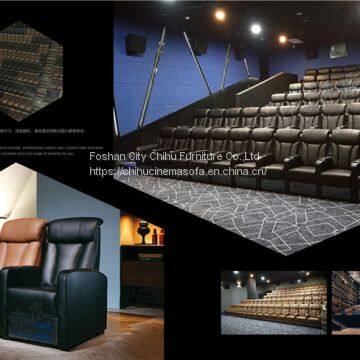 Popular comfortable stationary imax cinema hall movie theater sofa