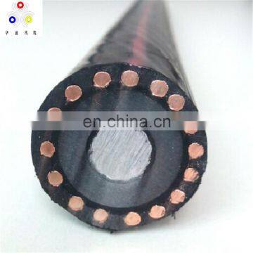 UL Certified 1/0 2/0 4/0AWG 15KV URD single core copper wire screened power cable