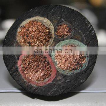 oil resistant rubber cable rubber sheathed flexible cables copper conductor rubber cable flexible mining cable