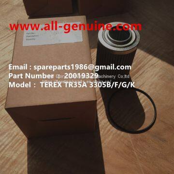 TEREX 20019329 FILTER TRANSMISSION TR35A 3305F 3305G 3305K 3305B OFF HIGHWAY RIGID DUMP TRUCK MINING HAULER TRANSMISSION