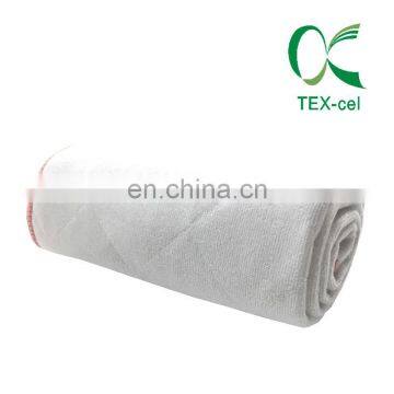 Tex-Cel Suzhou Pink Baby Bed Pad Quilted Bamboo Terry Cloth Waterproof Changing Pad Liners photo-3