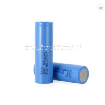 INR21700 Cell 50E 21700 3.7V 5000mah Rechargeable Lithium Ion Battery