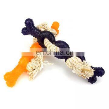 Durable TPR puppy toys  dog toys rope , teeth cleaning dog chew toys for small dog