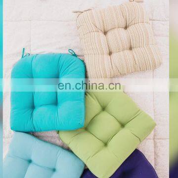 Wholesale Waterproof Reversible Custom Size PP Straw Chair Cushion Chair Pad Set of 2 for Outdoor