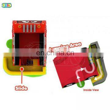 Fire Truck Inflatable Jumper Combo Bouncer Jumping Bouncy Castle Bounce House photo-6