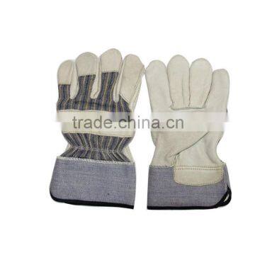 SHORT welding glove cow split leather glove