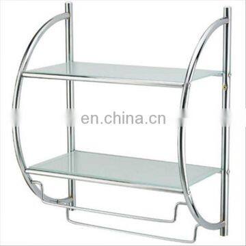 High Quality Wall Mounted Bathroom Glass Shelf photo-6