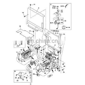 FOMI KHR2751 CX130 CX135SR CX145CSR CX160 CX180 CX210 CX220C Oil Pressure Switch