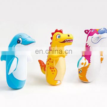 PVC inflatable animal tumbler toy