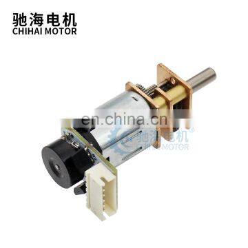 ChiHai Motor CHR-GM12-N20ABHL DC 3V 6V Metal Brush DC Gear Motor Speed Measurement With Hall Encoder for Balance Car Model photo-6