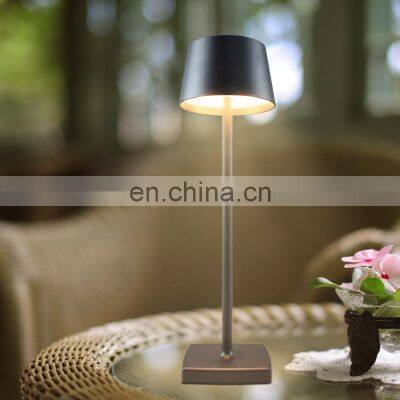 High-quality Amazon Aluminium Table Lamp Light Led Desk Lamps Usb Led Saving Energy Table Lamp for Hotel or Restaurant photo-2