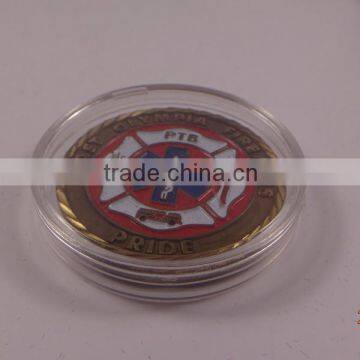 coin capsule plastic coin box challenge coin box