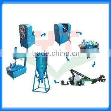 2015 new invented car/truck tire scrap recycling machine/tire shredder equipment with high quality
