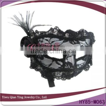 cheap black party face lace mask for lady