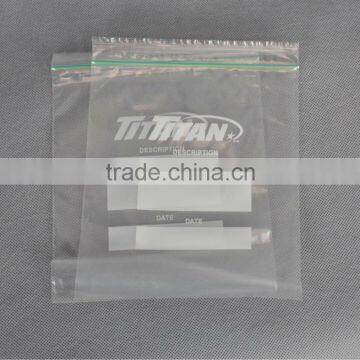 Reclosable Colored Zip Lock Plastic Bags With Zipper