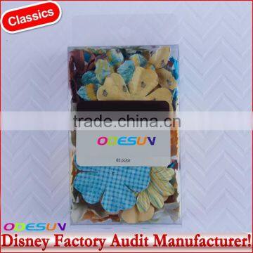 Disney Universal NBCU FAMA BSCI GSV Carrefour Factory Audit Manufacturer Decorative 3 Dimensional Flowers 65pc