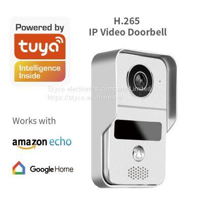 High quality wireless door bell camera phone intercom wifi doorbell tuya Two-way Audio smart ring video doorbell