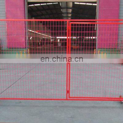 Red Canada Temporary Fence With Small Gate photo-4