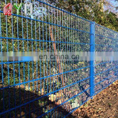 High Security Powder Coated Metal Double Wire Mesh Fence Panel photo-4