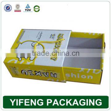 Custom Cardboard Cute Folding Baby Shoe Box Packaging/Folding Pvc Window Corrugated Box photo-3