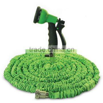 Expandable Garden Hose - 50 Ft. Retractable, Lightweight & Flexible - 8 Pattern Function Watering Nozzle Gardening Spray photo-2