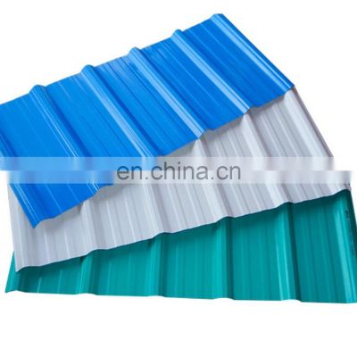 Excellent corrosive resistance performance pvc plastic roofing tiles of South America/upvc plastic roof sheet for farm house