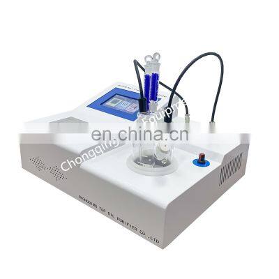 Coulometry Karl Fischer Transformer Oil Moisture Tester for dielectric oils